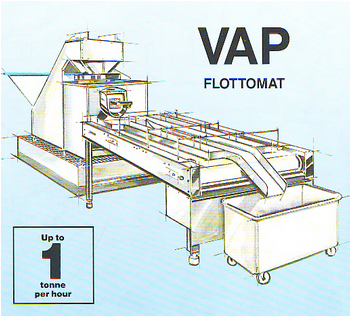 Конвейерная линия чистки картофеля FLOTT VAP FLOTTOMATT