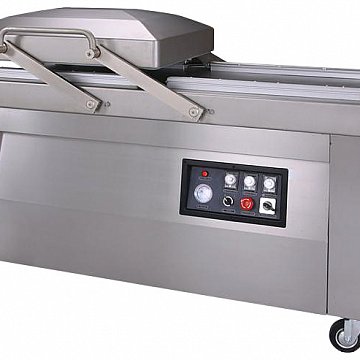 Упаковщик вакуумный Hualian HVC-610S/2A-G (DZQ-610/2SA) 220В с опцией газонаполнения (нерж. сталь)