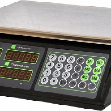 Весы торговые с жидкокристаллическим дисплеем 4900-15-2