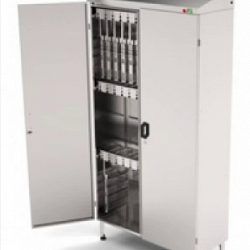  Шкаф для хранения и дезинфекции корзин с инструментом ASP-BB-72 